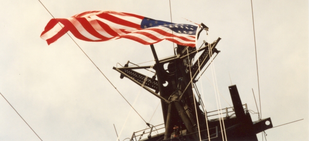 USS Vreeland's Battle Ensign
